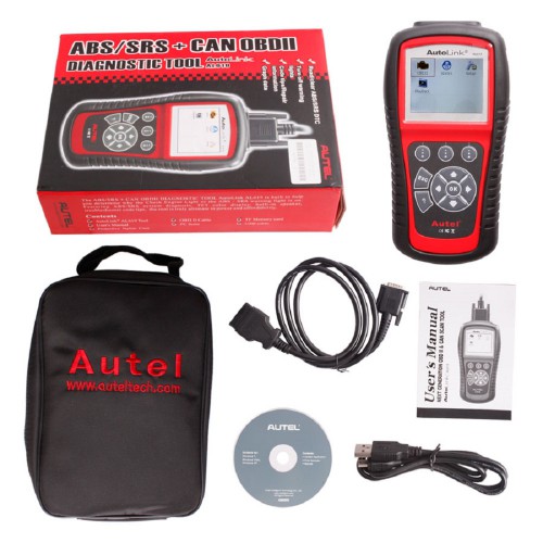 100% Original Autel AutoLink AL619 ABS/SRS OBDII CAN Diagnostic Tool