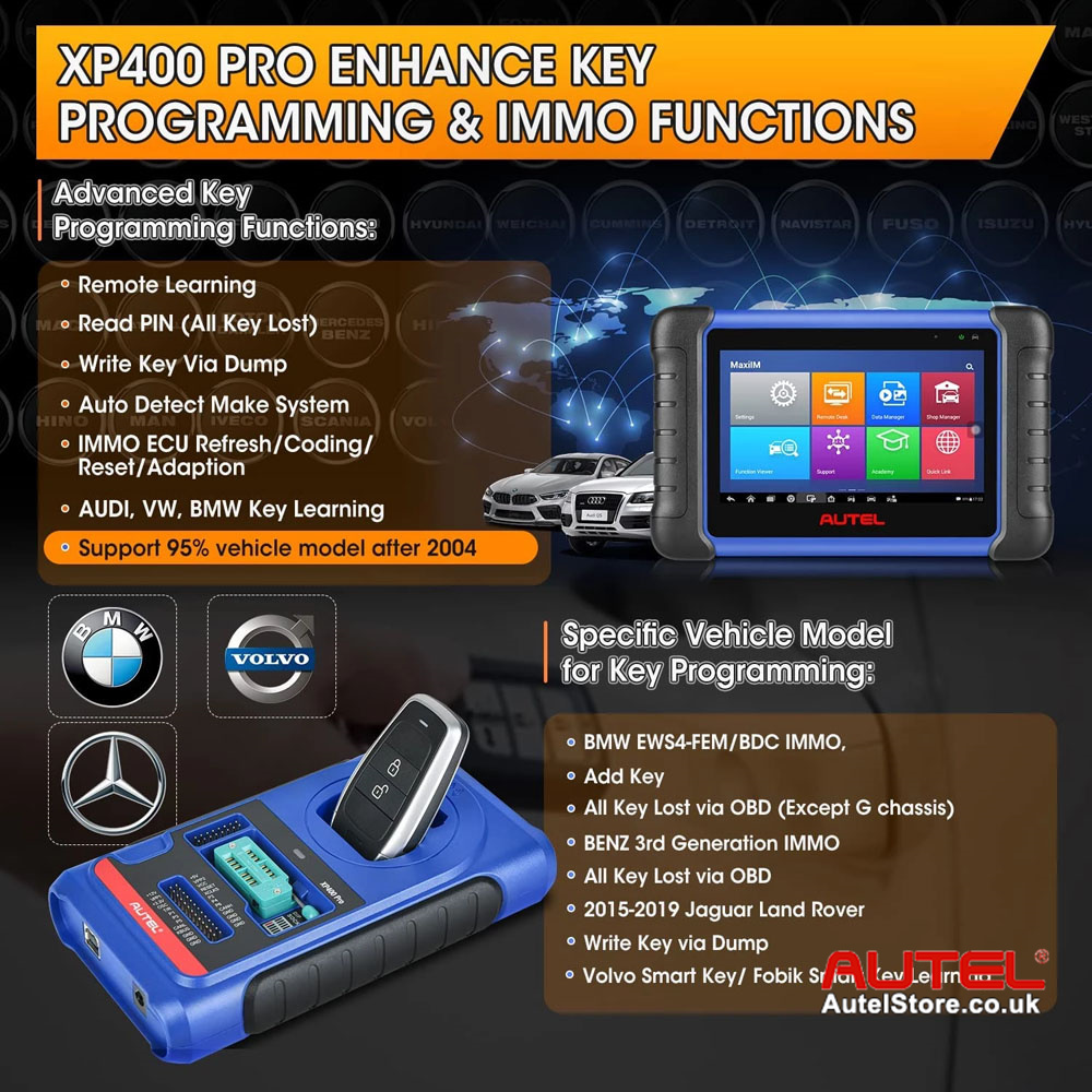 Autel IM508S Plus XP400 Pro with APB112 and G-BOX2