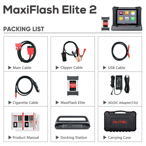 Autel Maxisys Elite II Automotive Diagnostic Tablet Support SCAN VIN and Pre&Post Scan Get Free MaxiVideo MV108S