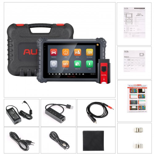 2024 Autel MaxiCOM MK906 Pro-TS Automotive TPMS Relearn Tool Support FCA SGW AutoAuth and VAG Guided Functions