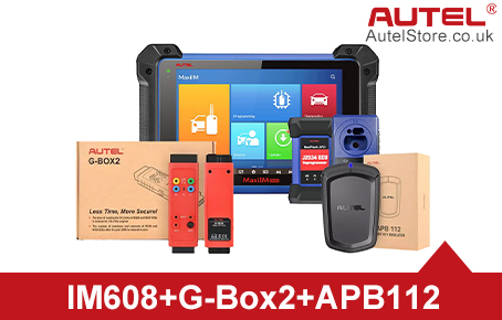 [UK Ship] Buy Autel MaxiIM IM608 Advanced Key Programming Tool Get Free Autel APB112 Smart Key Simulator and G-BOX2 Adapter