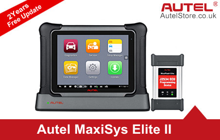 [2Years Free Update][Ship from UK] 2022 Autel Maxisys Elite II Automotive Diagnostic Tablet Support Bi-Directional Control and J2534 ECU Programming