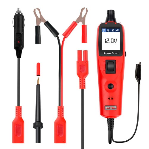 [UK Ship] Autel PowerScan PS100 Electrical System Diagnosis Tool PowerScan PS100 Auto Circuit Battery Tester Easy to Read AVOmeter