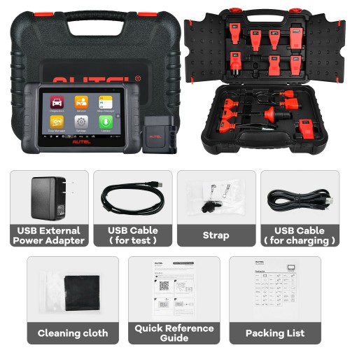 [UK Ship] 2022 Autel MaxiPRO MP808BT Full System Diagnostic Tool with Complete OBD1 Adapters Support Wireless Connection (Upgrade Ver. of MP808 DS808)