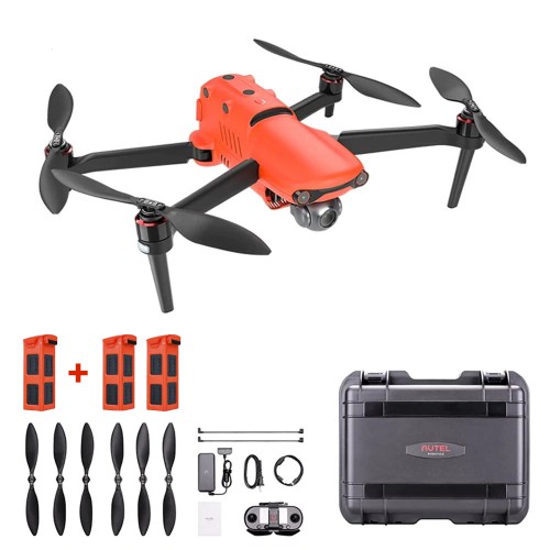 [Ship from UK] Original Autel Robotics EVO II Drone 8K HDR Video Camera Drone Foldable Quadcopter Rugged Bundle (With 2 Extra Battery)