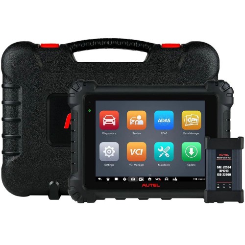 New Autel MaxiSys MS909 Intelligent Diagnostic Tablet Support Topology Module Mapping and J2534 ECU Programming
