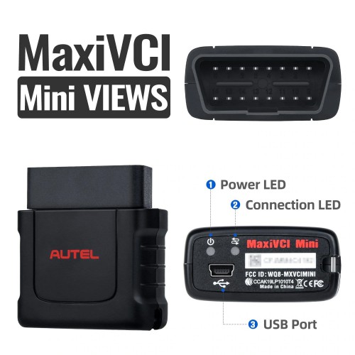Autel MaxiPRO MP808BT with Complete OBD1 Adapters Support Battery Testing & Compatible with Endoscopes