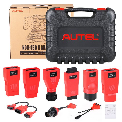 Autel Maxisys Ultra Top Intelligent Full Systems Diagnostic Tool with Autel MaxiSys MSOBD2KIT Non-OBDII Adapters