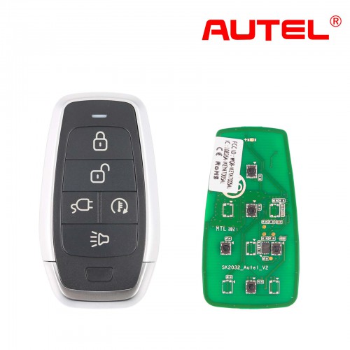 AUTEL MAXIIM IKEY Standard Style IKEYAT005DL 5 Buttons Independent Smart Key (EV Charge/ Remote Start) 10pcs/lot
