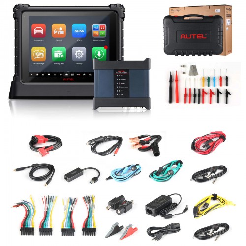 Autel Maxisys Ultra Top Intelligent Full Systems Diagnostic Tool with Autel MaxiSys MSOBD2KIT Non-OBDII Adapters