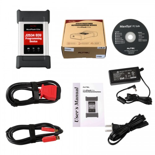 Original Autel MaxiFlash Pro J2534 ECU Programming Tool Works with Maxisys 908/908P Global Free Shipping by DHL
