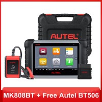 [Mid-Year Sale][Ship from UK] 2022 Autel MaxiCOM MK808BT With Free Autel BT506 Battery Tool Support AutoAuth for FCA SGW and Active Test
