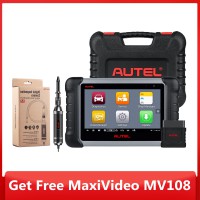 [Mid-Year Sale][Ship from UK] 2022 Autel MaxiCOM MK808BT With Free Autel MaxiVideo MV108 8.5mm Support FCA SGW AutoAuth
