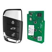 AUTEL MAXIIM IKEY Premium Style IKEYVW003AL Volkswagen 3 Buttons Universal Smart Key (Lock/ Unlock/ Trunk) 5pcs/lot