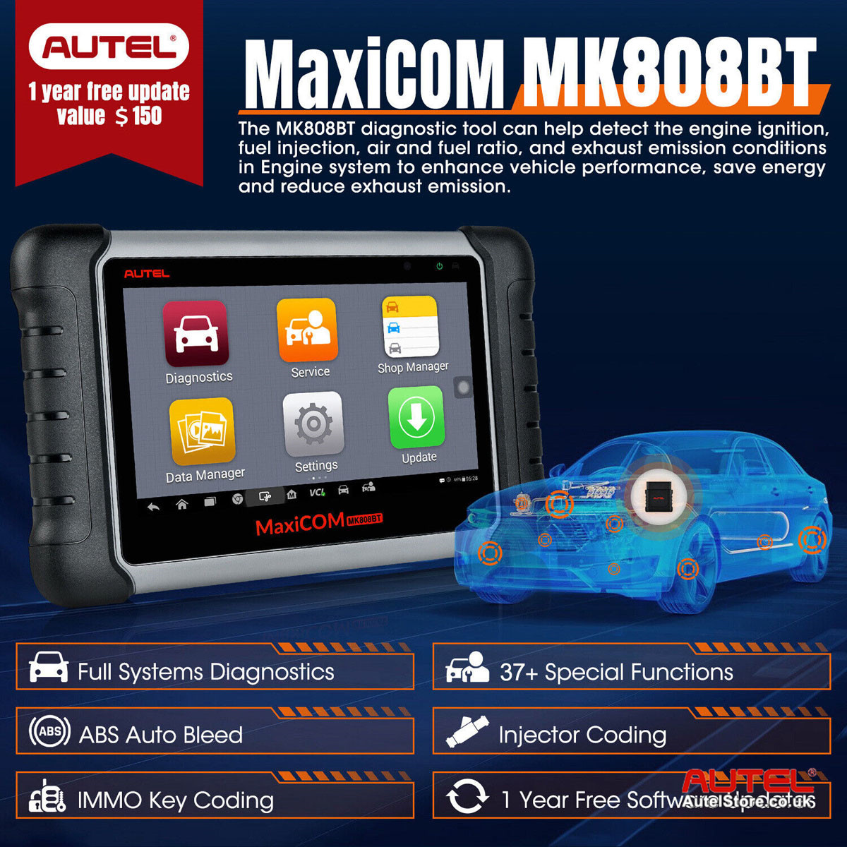 Autel MaxiCOM MK808BT