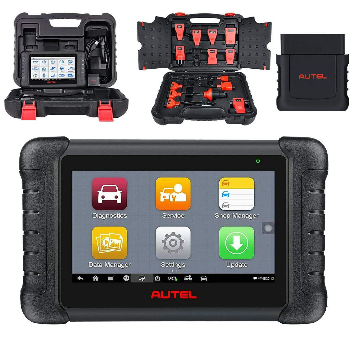 2023 Autel MaxiPRO MP808BT Pro KIT with Complete OBD1 Adapters Support