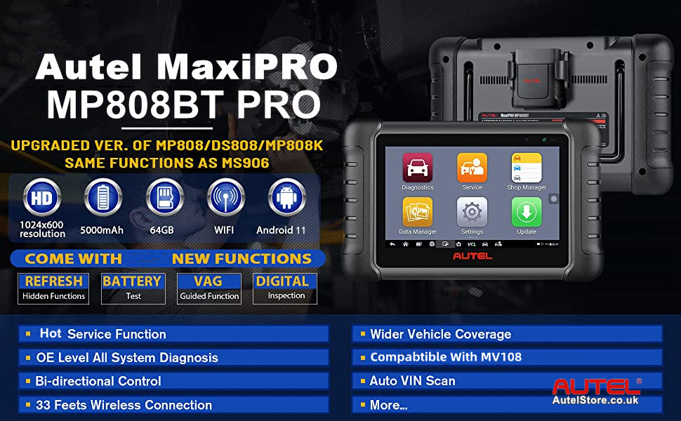 Autel MaxiPRO MP808BT Pro